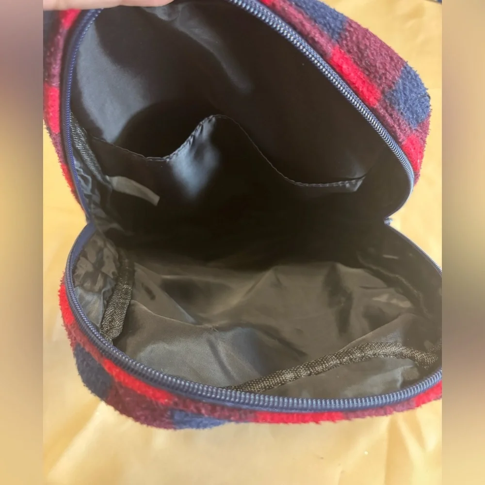 Red and Blue‎ Buffalo Plaid Mini Backpack